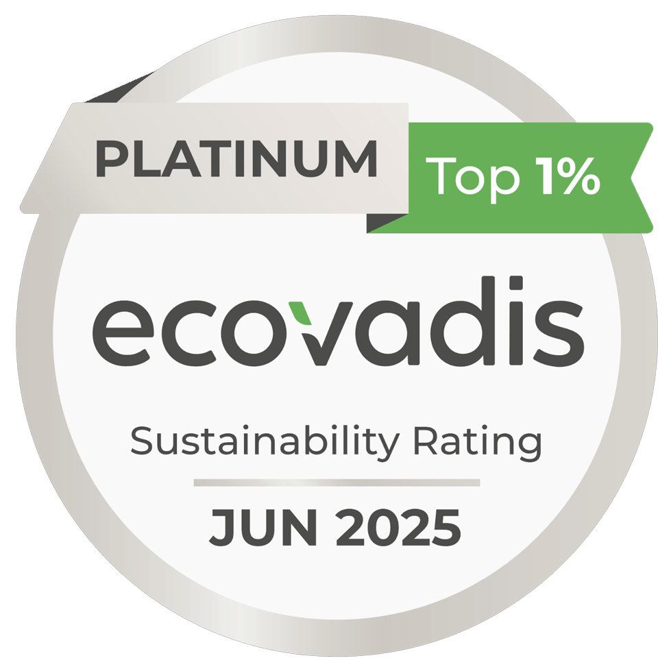NewAge Industries awarded a Platinum Medal by EcoVadis and now ranks among the top 1% of all companies evaluated globally.